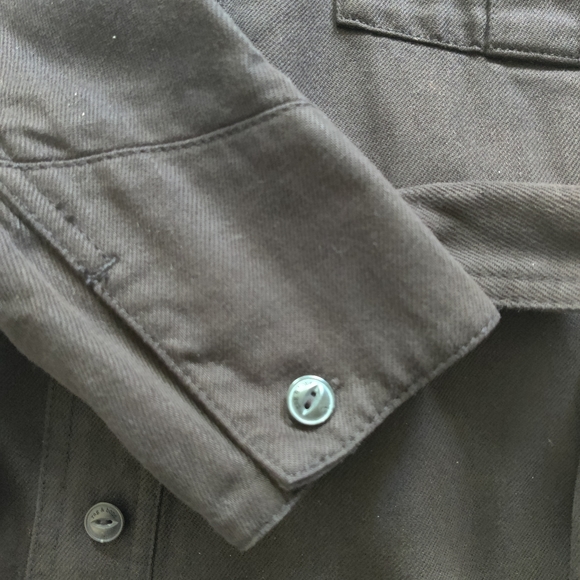 *RAG & BONE* Black Mini Shirt Dress w Belt - Picture 2 of 6